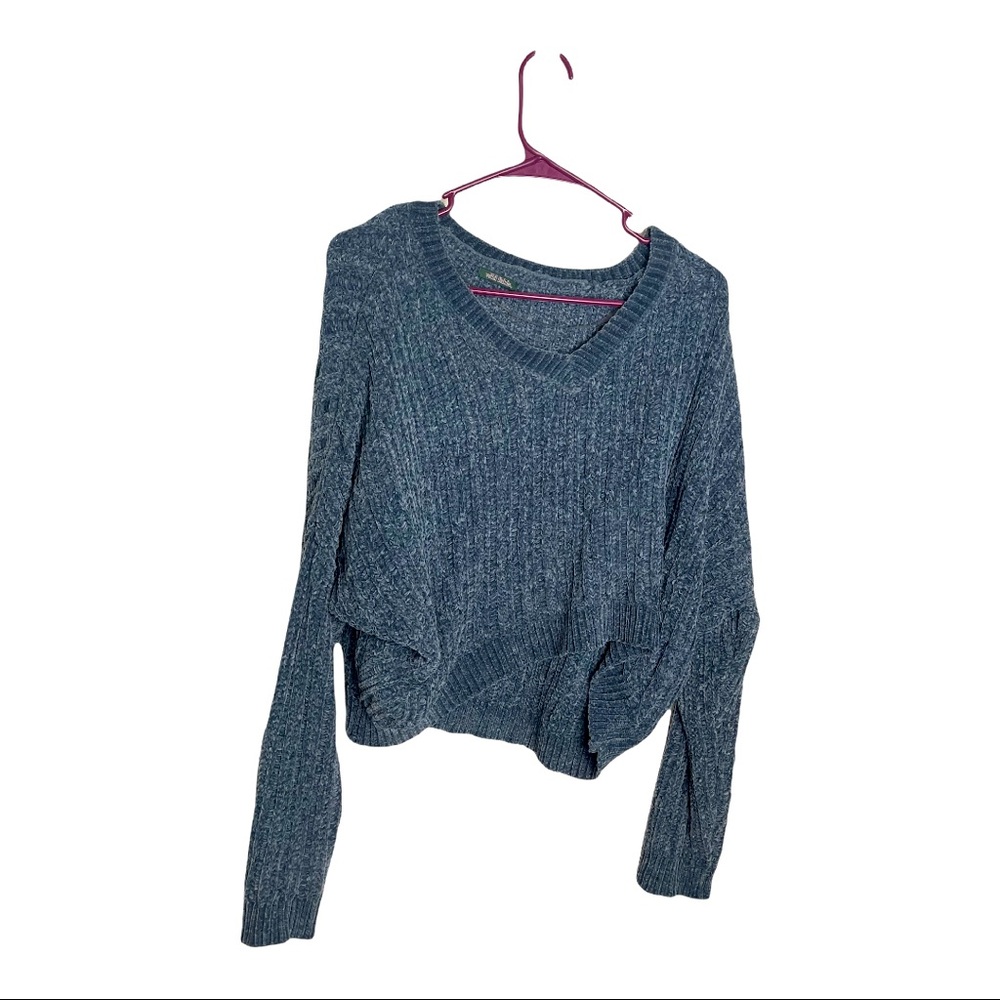 Chenille V-Neck Sweater